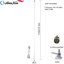 Boots-Schiffs-Antenne 156-163MHz 3.5dBi Marine Vhf mit Kabel RG58 7M